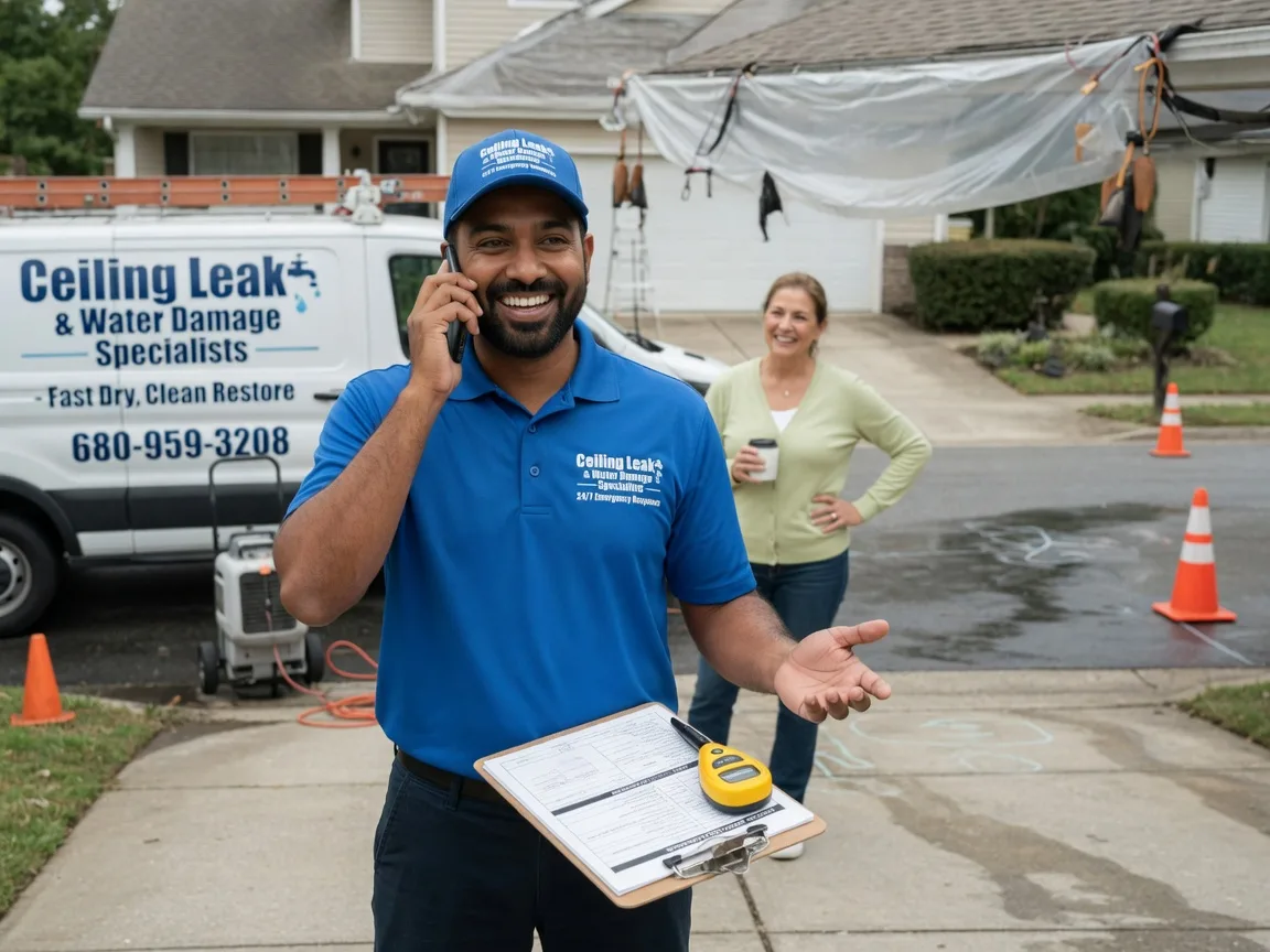 Ceiling Leak Cleanup Ponemah, MN FAQs